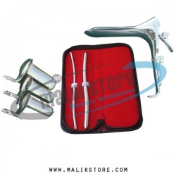 Hegar uterine dilator set 2pieces 5-6, 9-10, grave large, collin 3pcs